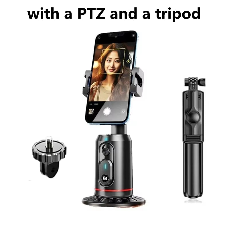 Capture Perfect Moments with the 2025 Smart Selfie Stick Gimbal Stabilizer - Bluetooth Remote & AI Gesture Control for Smartphones